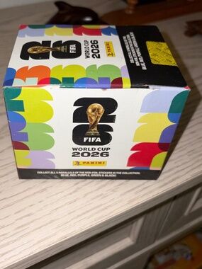 New sealed Authentic Panini FIFA World Cup 2026 50-Pack Sticker Box 350 Stickers